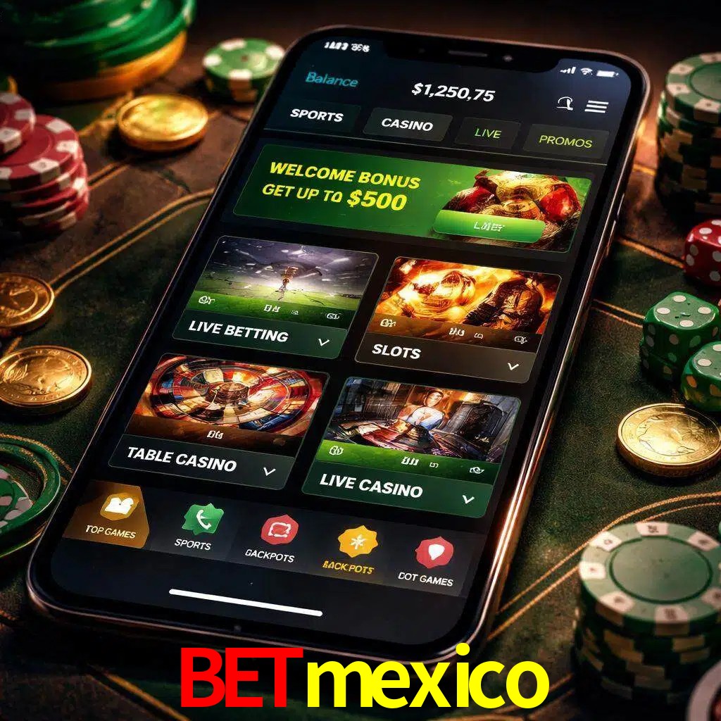 Diseño de juegos móviles Betmexico para usuarios en México